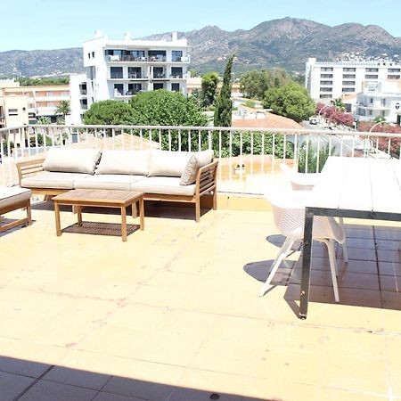 Beautiful Loft, Huge Sunny Terrace, View Over The Beach And Sea Rosas Exterior foto